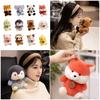 Furry Panda Plush Dolls Animal Kitten Toy Furry Stuffed Toy Cuddle Toy for Birthday Christmas Gifts