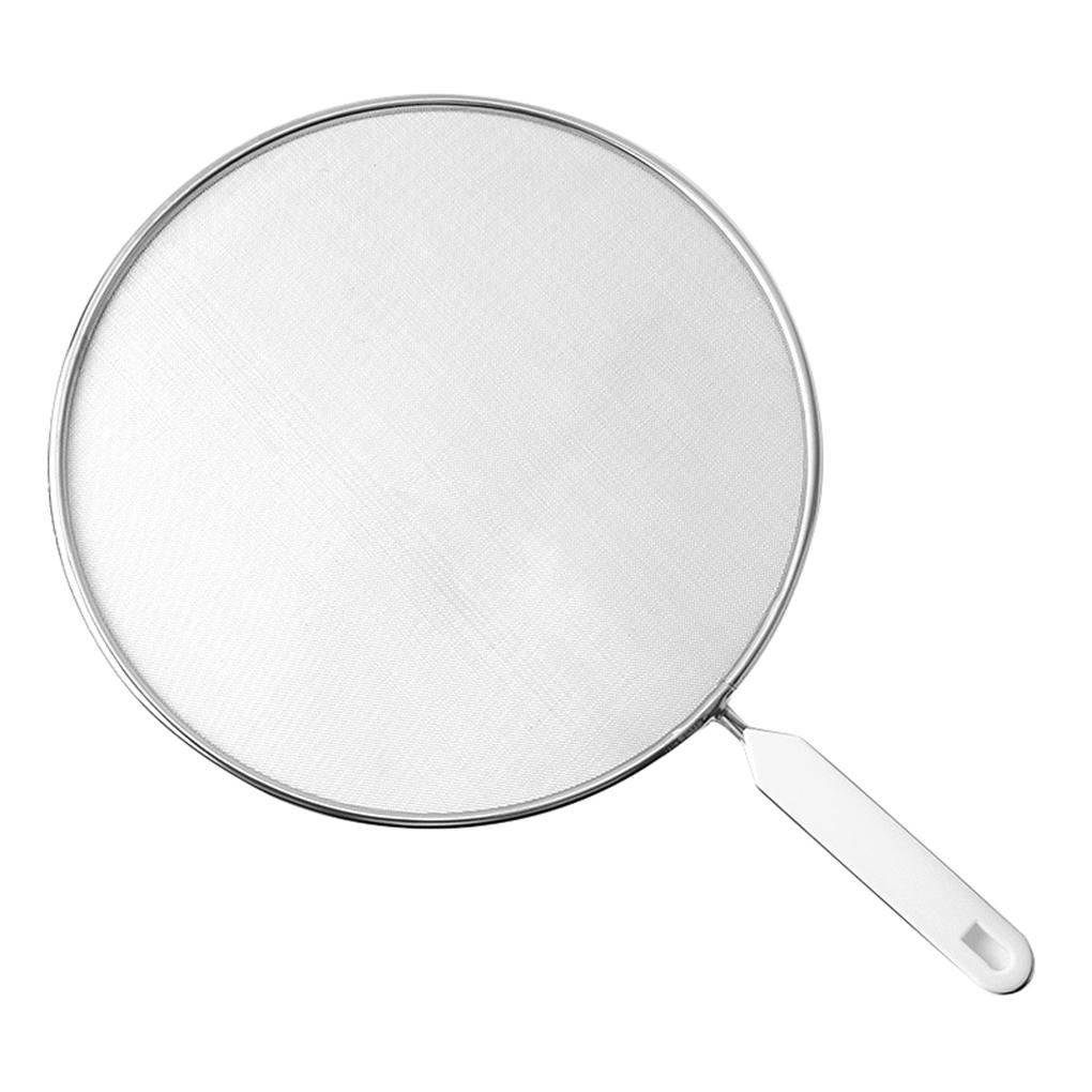 Splatter Screen Frying Pan Cover Hot Guard Stainless Home Kitchen Accessory by Jooan