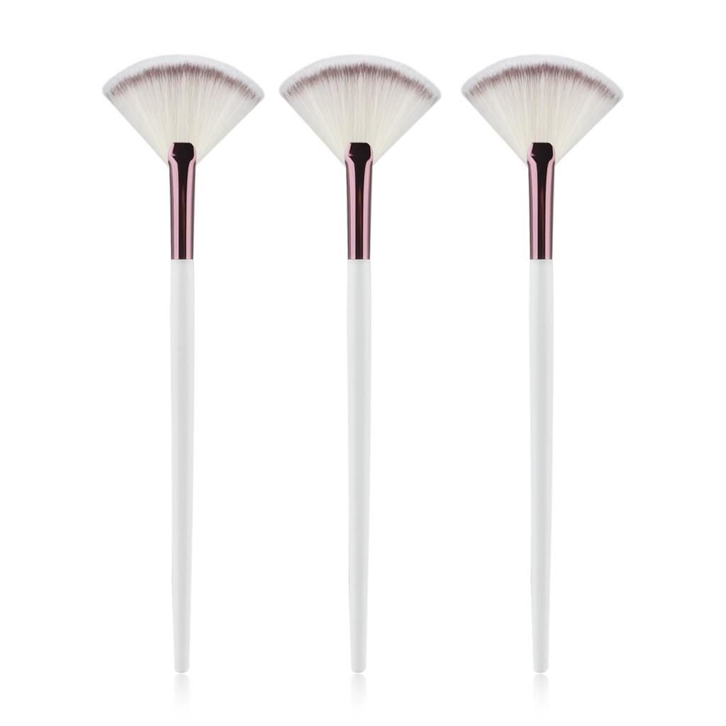 1/3/5/9Pcs Slim Soft Facial Fan Brush,Makeup Cosmetic Multi Use,Mask Brush Makeup Brush Tool Set