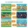 Search And Find Preschool Learning Activity Mat With Reusable Flashcards For Early Education