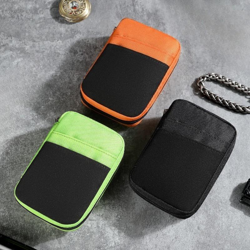 Taşınabilir USB Veri Kablosu Saklama Çantası Su Geçirmez Oxford Kumaş Seyahat Kablo Düzenleyici