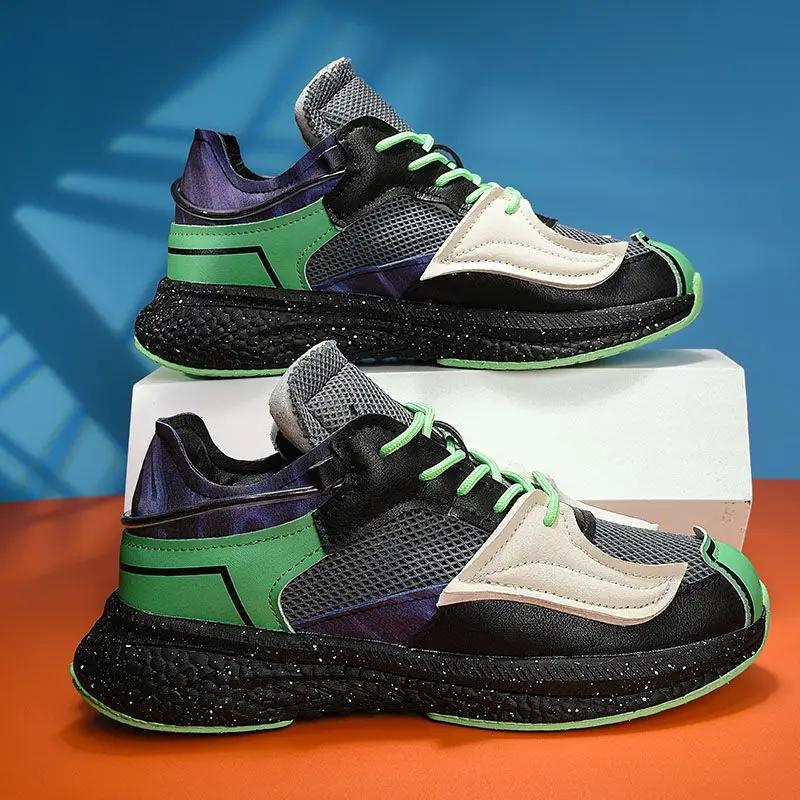 

Модная спортивная обувь с низким верхом для мужчин, сетчатый верх, амортизирующая стелька, дизайнерский размер 9, тренд 2025, цена, все бренды, Jump, для спортзала, мужские, повседневные кроссовки 39