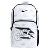3Brand Series Full Print Multi Pocket Large Capacity Polyester Backpack Unisex Backpack Pure-White NY2413024GS-001