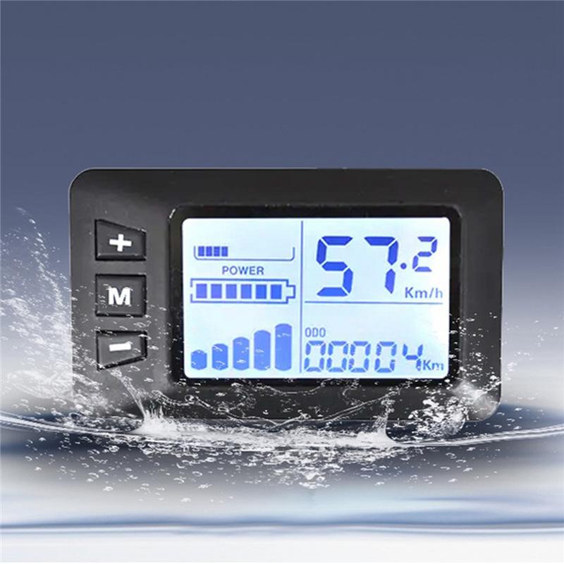 Electric Bike Ebike Spare Parts Accessories Controller G51 LCD Display 5Pin Electric Scooter Accelerator Waterproof Connector-A0