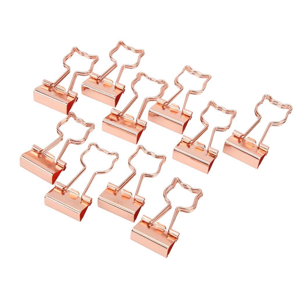 20Pcs Binder Clips Little Bear Design Sturdy Durable Iron Widely Used Paper Clips for Document File Clothes
