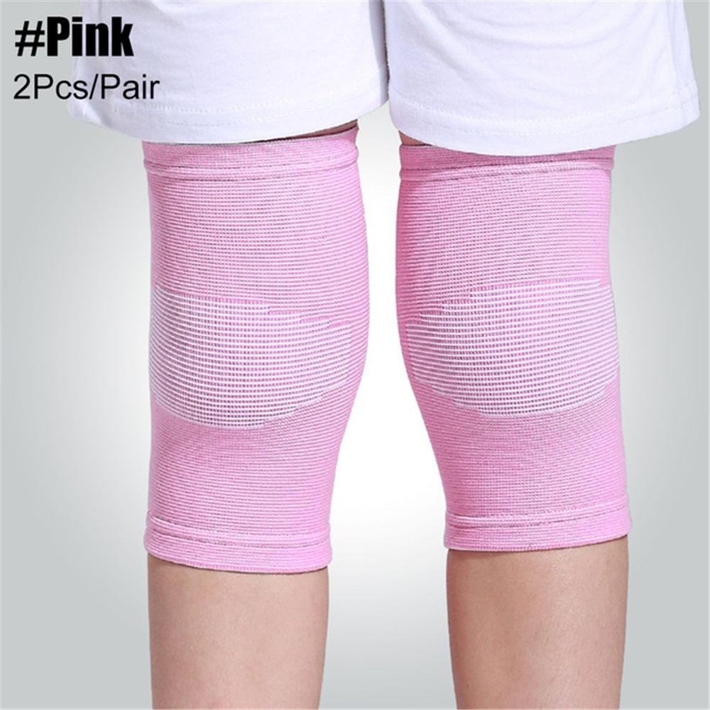 1Pair Soft Knitted Kids Teens Knee Brace Children Patella Brace Support for Soccer, Volleyball, Basketball, Outdoor Sports