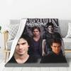 Coperta Personalizzata The Vampire Diaries Morbido Pile Primavera Autunno Calda Flanella Plaid per Divano Casa Camera da Letto Trapunta