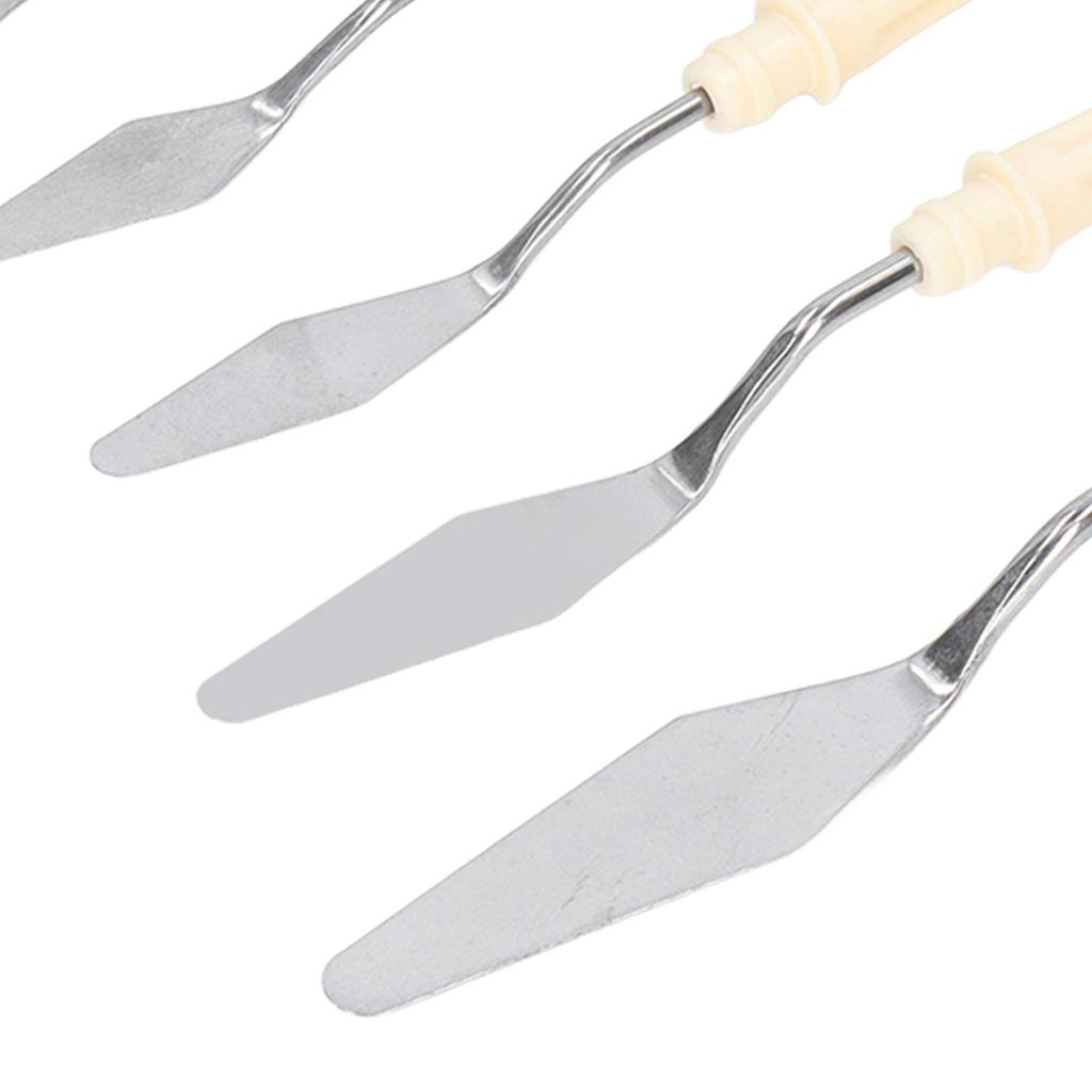 8Pcs Palette Knife Stainless Steel Ergonomic Handle Design Multifunction Painting Knife Set for Painting Mixing