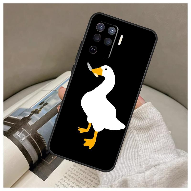 

Funny Cartoon Duck Case For Oppo A17 A57 A77 A40 A78 A54 A74 A94 A76 A16 A96 A18 A60 A80 A38 A58 A98 A15 A5 Pro OPPO A5 Pro 5G