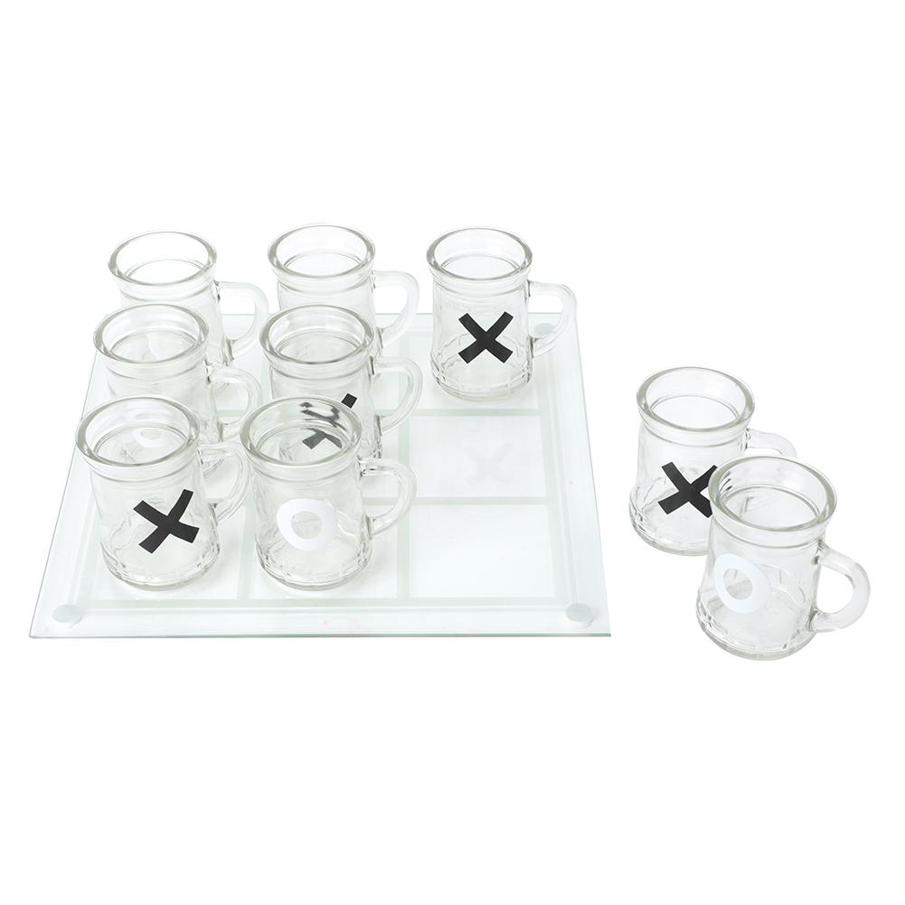 Simple Innovative Glass Drinking Shot Game Drink Play Chess Toy for Fun Party KTV Bar Supplies