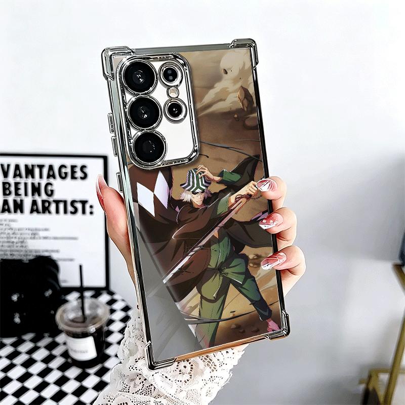 

Чехол для телефона с покрытием Bleach Kisuke Urahara для Samsung Galaxy S24 S25 FE S26 Edge S23 Ultra S22 S21 Plus S20 Противоударный с Airbag Cov Samsung S26 Edge