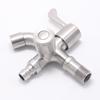 VEMUSE 304 Stainless Steel Dual-Outlet Washing Machine Faucet