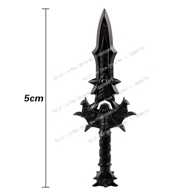 Medieval Military Cavalry Figures Building Blocks Accessories Sword Shield Knight Weapons Toys for Kids PJT049