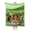Coperta in Flanella Confortevole Madagascar Soffice Morbida Decorazione Camera da Letto Coperte per Divano Piumone Casa e Decorazione