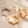 Metal Hexagonal Section Geometric Bracelet Fashion Personality Temperament Jewelry