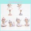 Adorable Pvc Ballet Angel Figurine Cute Collectible For Cake Table Or Car Decor