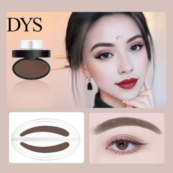 Waterproof Brow Powder Seal 1/2Pcs 6G Eyebrow Stamp Natural Long Lasting Smudge-proof Lazy Shape Women Girls Beginner Makeup Tools