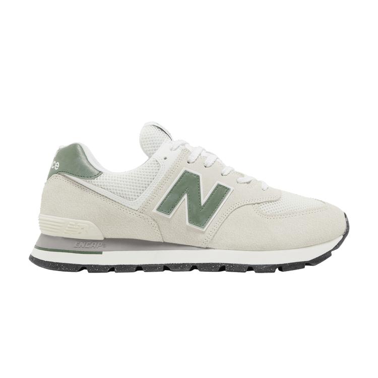 New Balance 574 Rugged White Green 36