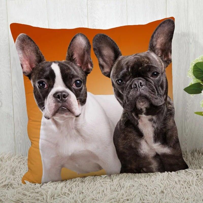 Pillowcase Bulldog  Modern Home Living Room Decoration