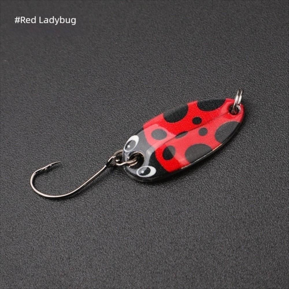 5 Pcs/Set 1.5G 2.5G 3.5G 5G Weight Spoon Fishing Lure Small Stream Lure Trout Fishing