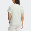 New Adidas Drop Shoulder Sleeve T Shirt Women's Linen Green IP3951