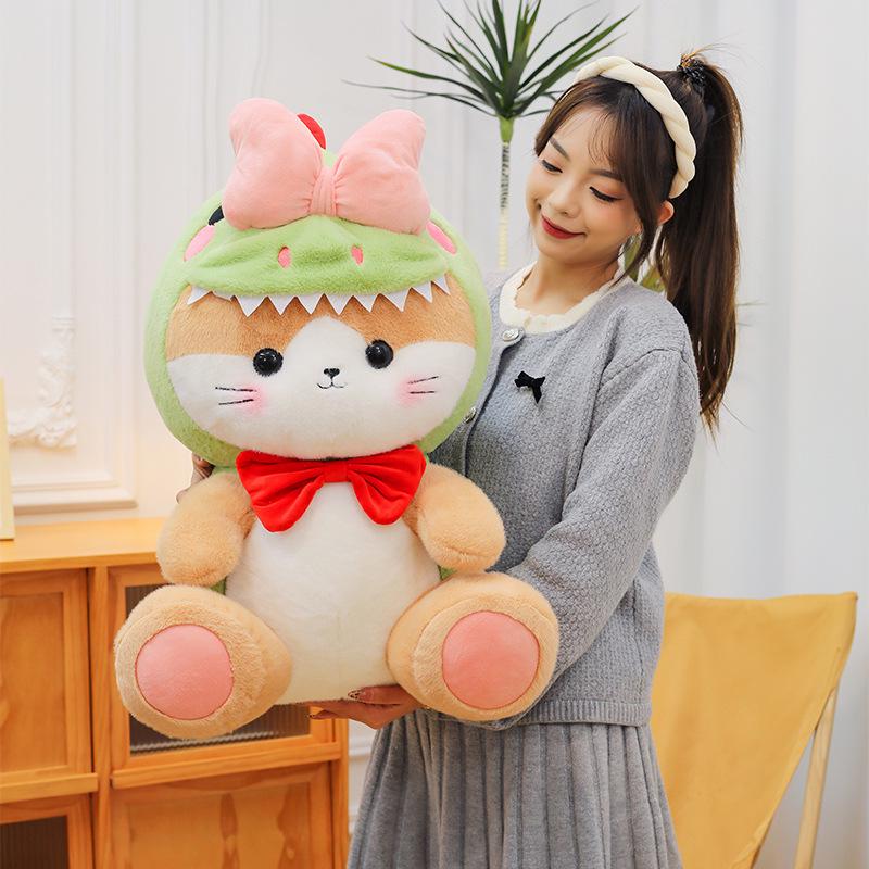 

Очаровательная плюшевая игрушка кошка Тоторо: Подушка-компаньон в виде куклы-динозавра – Идеальный праздничный подарок для детей 35 cm (0.48 kg)