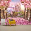 Sunflower Tapestry Wall Hanging Sunset Sunflowers Field Wall Art Golden Yellow Sunflowers Tapestries Warm Yellow Floral Plant