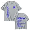 Singer Maria Becerra La Nena Album 2025 Fashion High Quality Oversized Tshrit Mens Women Shortsleeve Tshrits Casual Tops Unisex