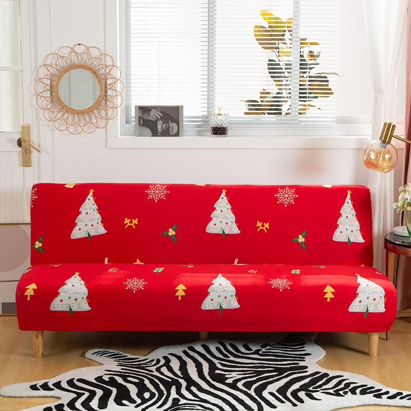 All-Inclusive Folding Sofa Bed Cover Stretch One-Piece Sofa Cover Without Armrest Can Be Used Directly