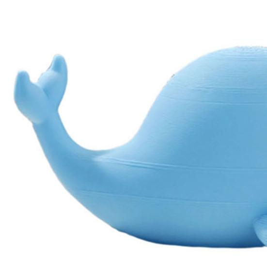 Cute Whale Figurine, 3D Printed Whale Ornament Desktop Decoration, Mini Whale Statue for Office Home Desk
