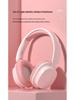 Trendy Over-Ear Wireless Bluetooth Headphones: Large Earcups, Noise-Canceling, Hi-Fi, E-Sports, Stylish and Portable Headset
