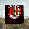 1PZ Coperta Morbida in Flanella Stampata Ac Milan per Camera da Letto Adulti Soggiorno Divano Campeggio Viaggio Regali per Fan Regali di Natale