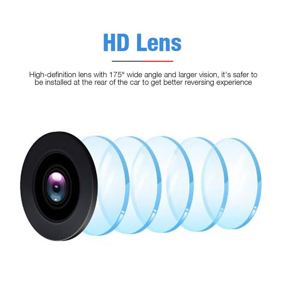 Wireless WiFi Car Rear View Camera Night Vision HD Reversing Camera IP67 Waterproof Vehicle Camera Support for Android IOS