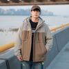 Men's Casual Cotton Jacket Hooded Solid Color Winter Daily    