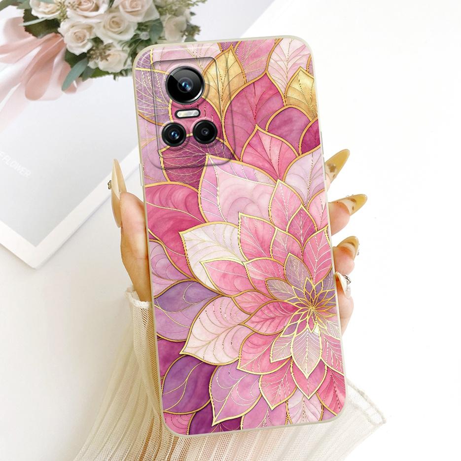 For Realme GT Neo 3 150W Case Luxury Love Butterfly Painted Cover Soft TPU Phone Case For Realme GT Neo 3 80W GTNeo3 150W Fundas