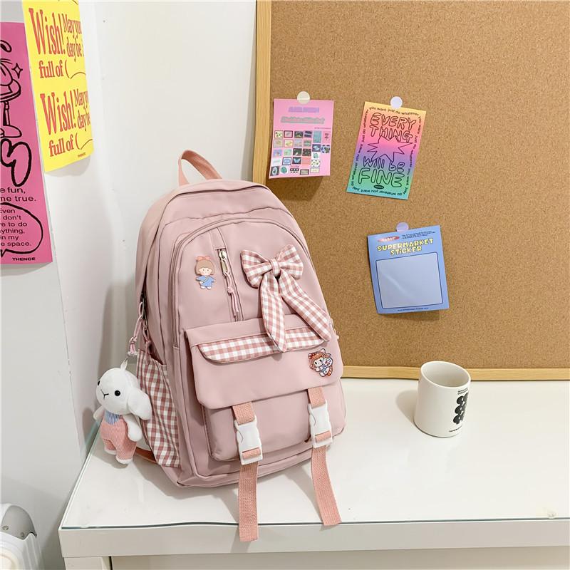 Schoolbag Schoolbag Girls Primary School Students Cute Junior High School Students High School Students Backpack 1011 New Mori Girls Backpack