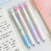 4pcs Colorful Heart Gel Pens Set Dream 0.5mm Ballpoint Black Color Ink for Writing School