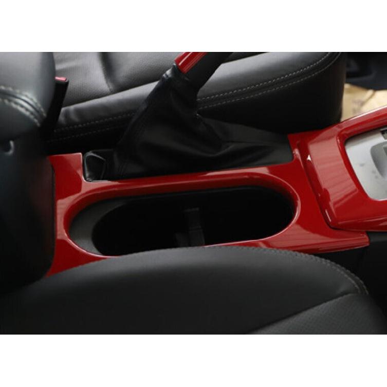 Bright Red Middle Console Drinking Glass Trim Fit For Subaru Forester 2014-2018