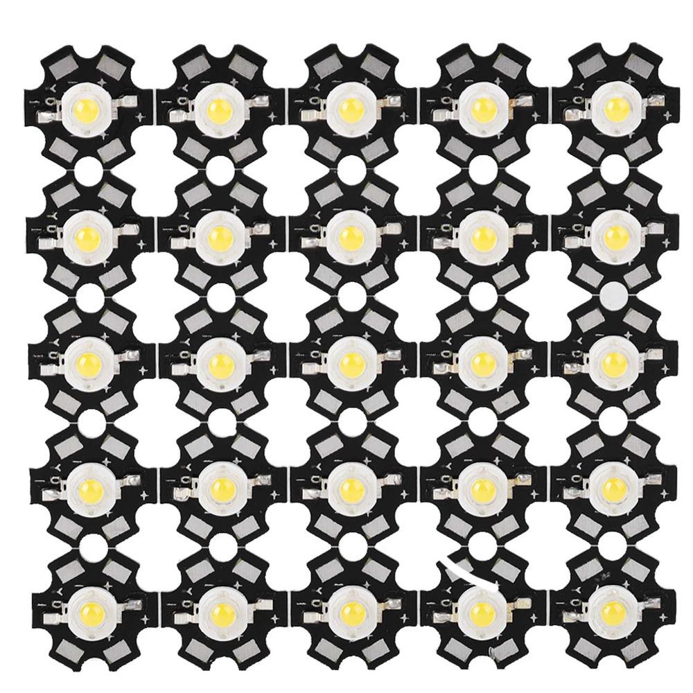 25pcs 260-280LM LED Bead Spotlight Bulb Aluminum Substrate LED Chip Light LED Bulb  DIY Lighting