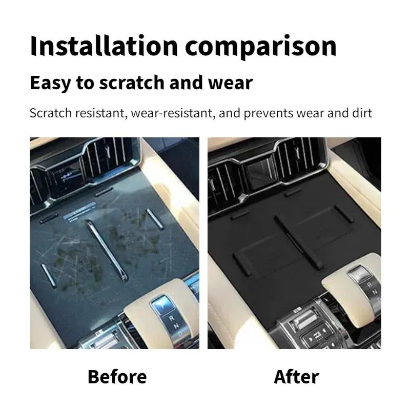 For BYD Leopard 8 Car Styling Central Control Wireless Charging Silicone Pad Central Storage Dustproof Mat Auto Acccessories