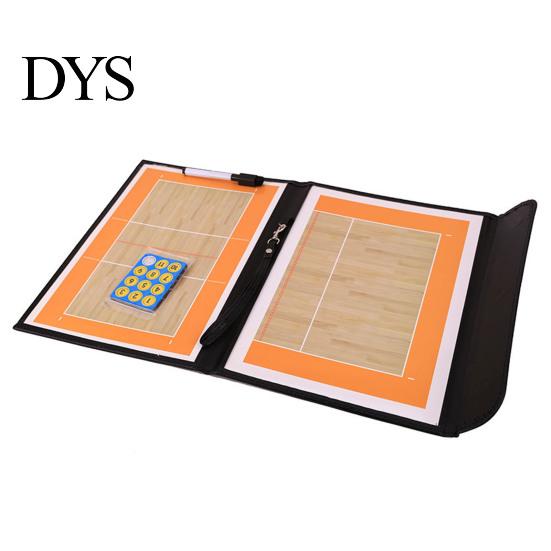 Handheld Dry Erase Clipboard Foldable Volleyball Coaching Board with Pen Lightweight Portable Teaching Tool