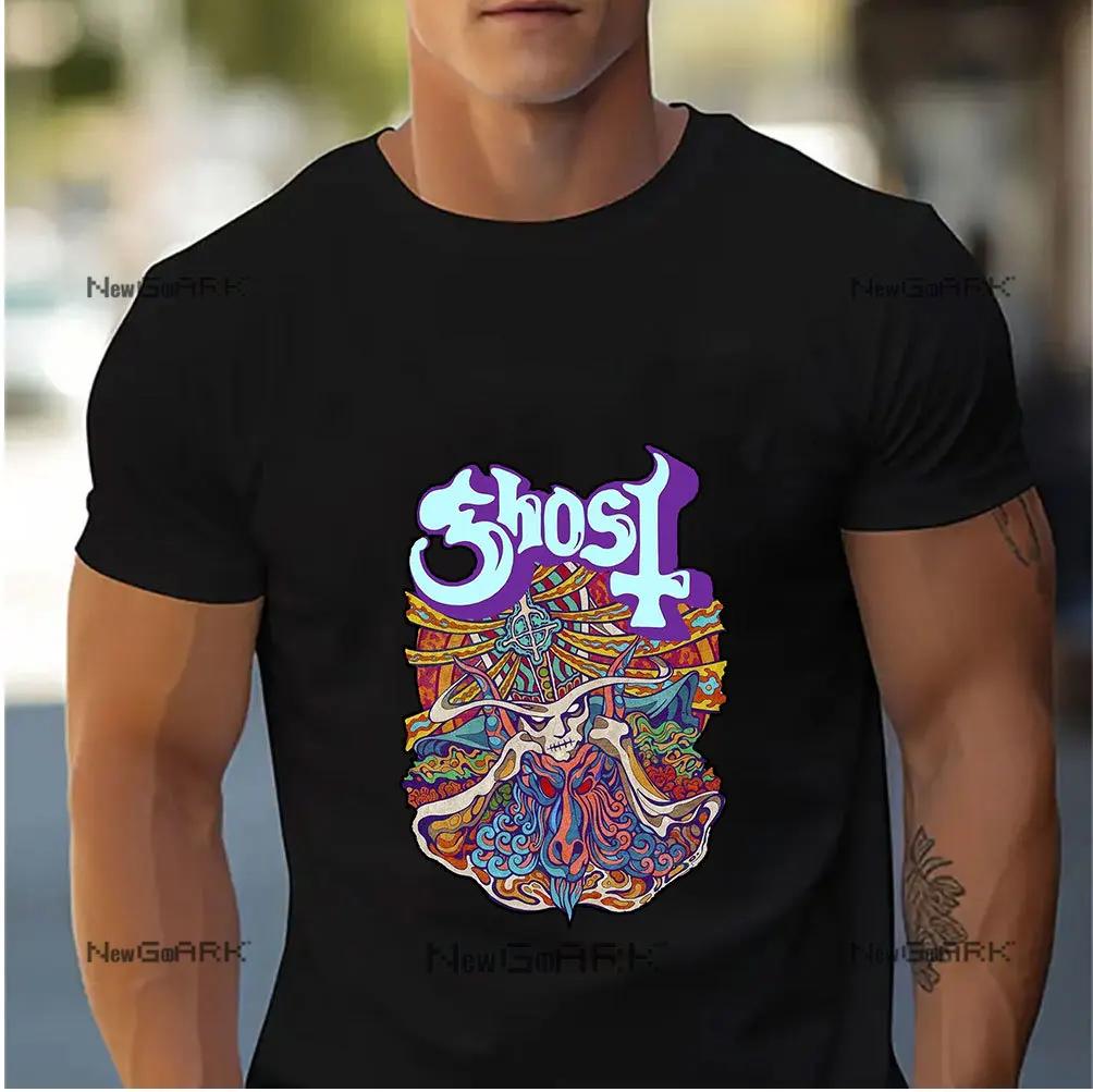Unisex and WoUnisex's Vintage Anime Graphic T-shirt, Pop  Character Shirt, Ghost Band, Printed, Street Clothing, Fashion, 1T