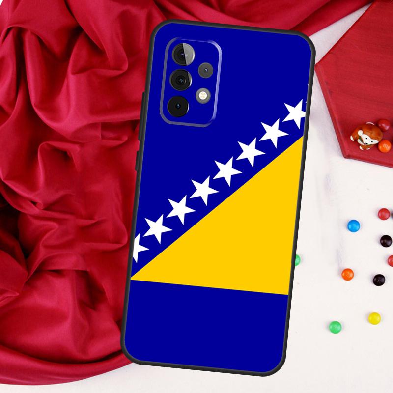 Bosnia and Herzegovina Flag For Samsung Galaxy A55 A53 A33 A13 A35 A15 A36 A56 A26 A16 A22 A32 A52 A54 A34 A06 A05 Case