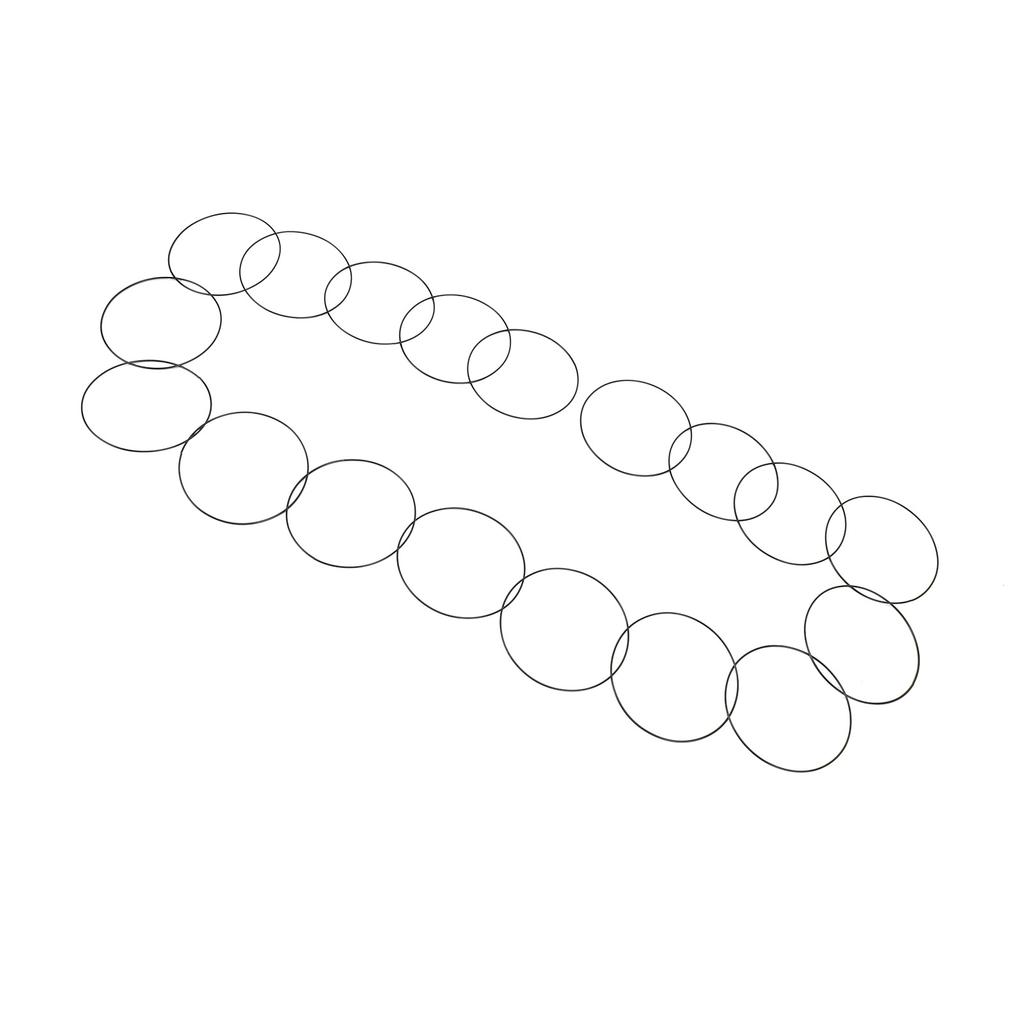 Chain Plant Support Black Stainless Steel Round Wall Chain Plant Vine Support for Climbing Plant Pot