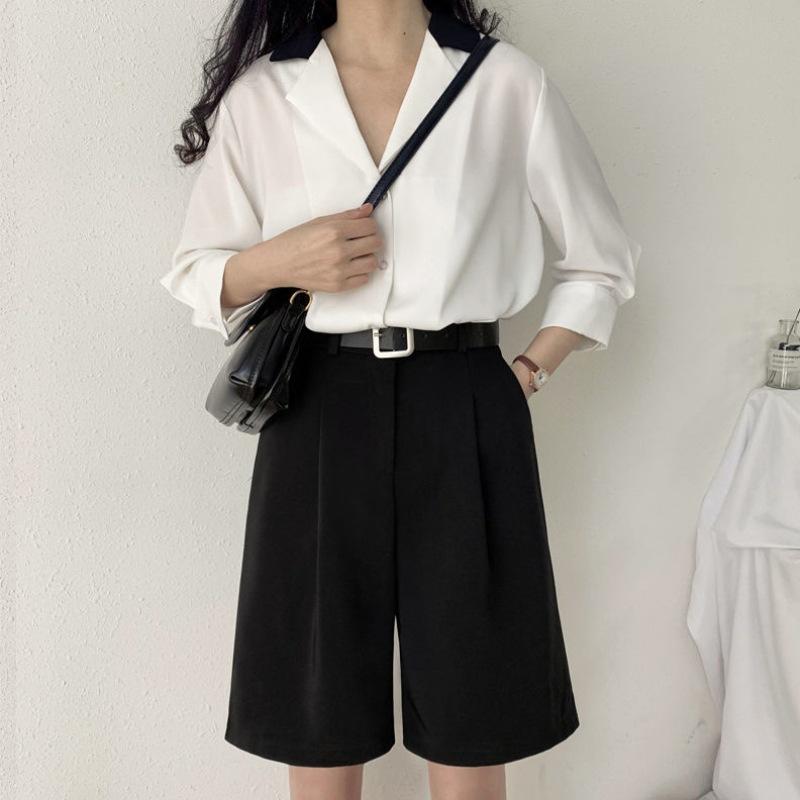 

Women s High Waist Loose Wide Leg Shorts Casual Summer Plus Size