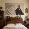 Lincoln Quotes Stair Banner Tapestry, Honest Abe Funny Poster Flag, For Man Cave Dorm Decor & Outdoor Use, Ideal Giftforhim&Her