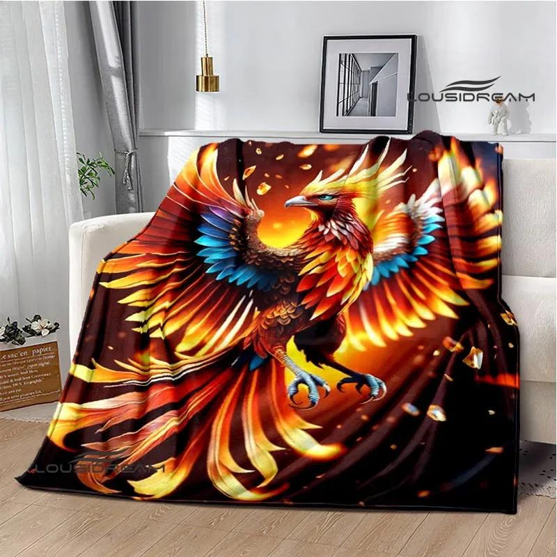 3D Phoenix printed blanket Flannel Warm blankets Soft and comfortable blanket bed linings cubre cama Birthday Gift