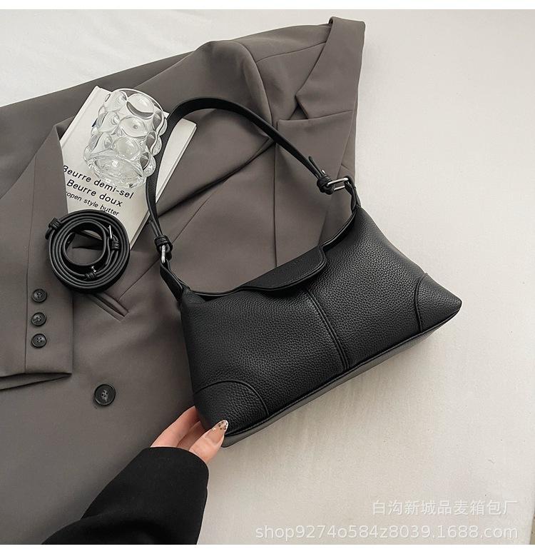 Bag women's bag high-end sense 2025 new one-shoulder underarm bag fashionable design niche crossbody bag large capacity