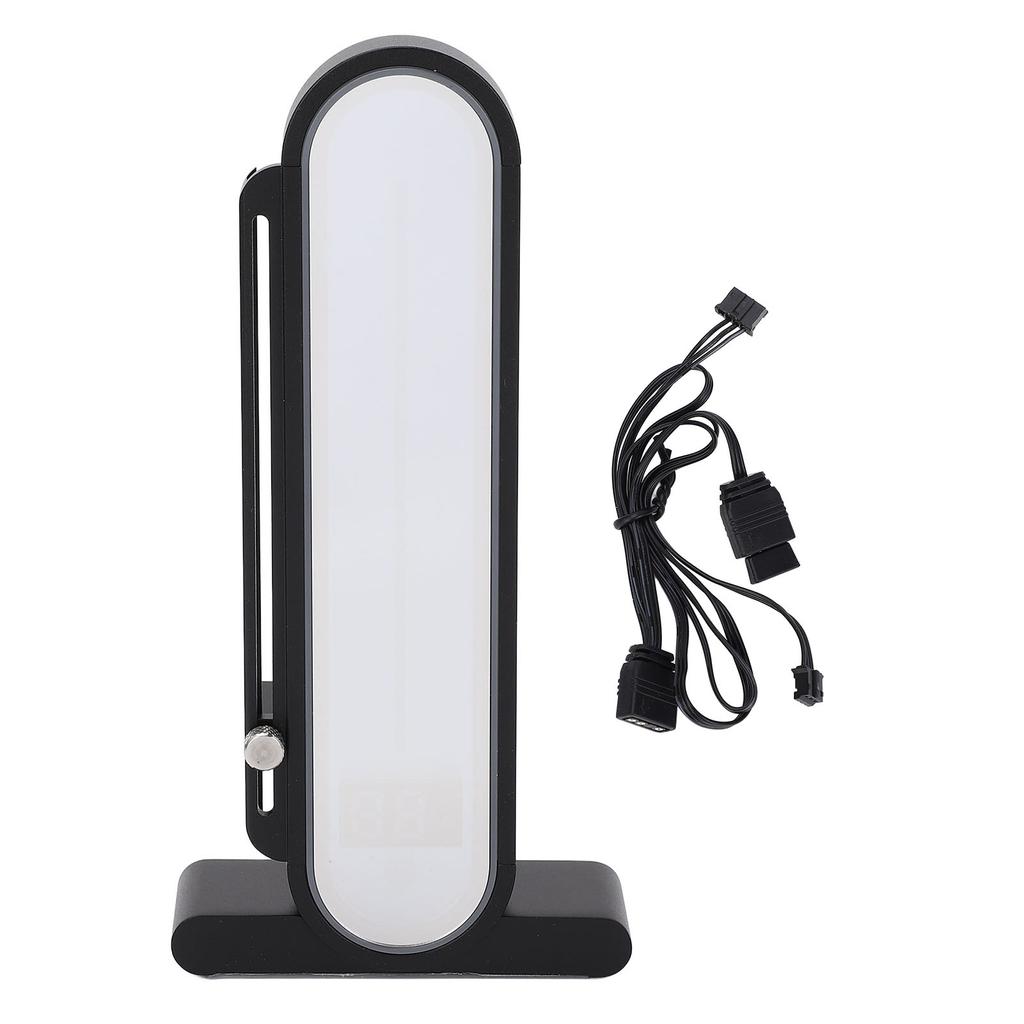 Adjustable Height RGB GPU Stand Temperature Display 5V 3Pin Video Card Holder Anti Sag Bracket Magnetic Base for PC