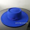 Fedora Hat for Women Men Flat Top Concave Design Autumn Winter Bow Tie Jazz Hat Colorful Unisex Fedora Wide Brim Hat Panama 2022